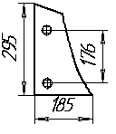 Грудь отвала ПТК 21401/ПЛЖ 31401