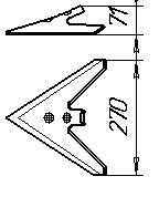 Лапа АСМ 00130 (270 мм)