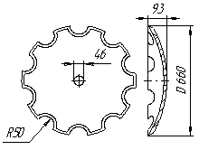 диск Н.154.00.428 (д 660)