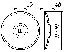 Диск Н 154.00.407 (ЛДГ)