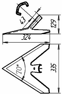 Лапа К 335-3